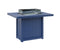 Berlin Gardens Donoma Standard Top 42" x 54" Rectangular Fire Table Counter