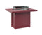 Berlin Gardens Donoma Standard Top 42" x 54" Rectangular Fire Table Counter