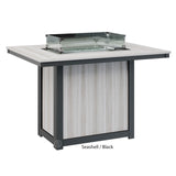 Berlin Gardens Donoma Standard Top 42" x 54" Rectangular Fire Table Counter