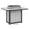 Berlin Gardens Donoma Standard Top 42" x 54" Rectangular Fire Table Counter