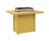 Berlin Gardens Donoma Standard Top 42" x 54" Rectangular Fire Table Counter