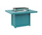 Berlin Gardens Donoma Standard Top 42" x 54" Rectangular Fire Table Dining