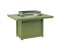 Berlin Gardens Donoma Standard Top 42" x 54" Rectangular Fire Table Dining