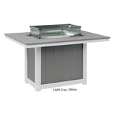 Berlin Gardens Donoma Standard Top 42" x 54" Rectangular Fire Table Dining