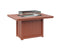 Berlin Gardens Donoma Standard Top 42" x 54" Rectangular Fire Table Dining