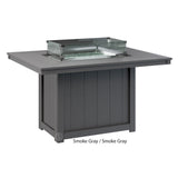 Berlin Gardens Donoma Standard Top 42" x 54" Rectangular Fire Table Dining