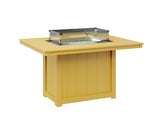 Berlin Gardens Donoma Standard Top 42" x 54" Rectangular Fire Table Dining