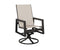 Berlin Gardens Vida High Back Regular Sling Swivel Rocker Dining Chair