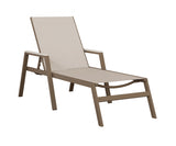 Berlin Gardens Vida Regular Sling Chaise Lounge with Arms
