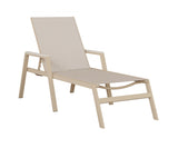 Berlin Gardens Vida Regular Sling Chaise Lounge with Arms