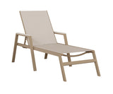 Berlin Gardens Vida Regular Sling Chaise Lounge with Arms