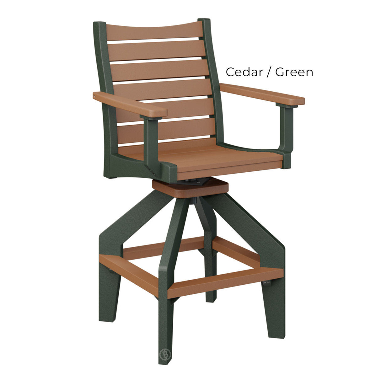 Berlin Gardens Bristol Swivel Bar Chair