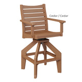 Berlin Gardens Bristol Swivel Bar Chair