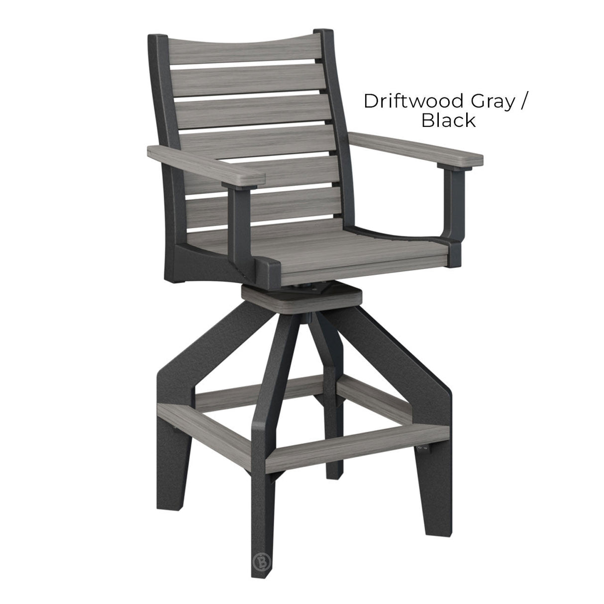 Berlin Gardens Bristol Swivel Bar Chair