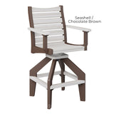 Berlin Gardens Bristol Swivel Bar Chair