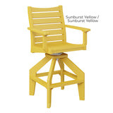 Berlin Gardens Bristol Swivel Bar Chair