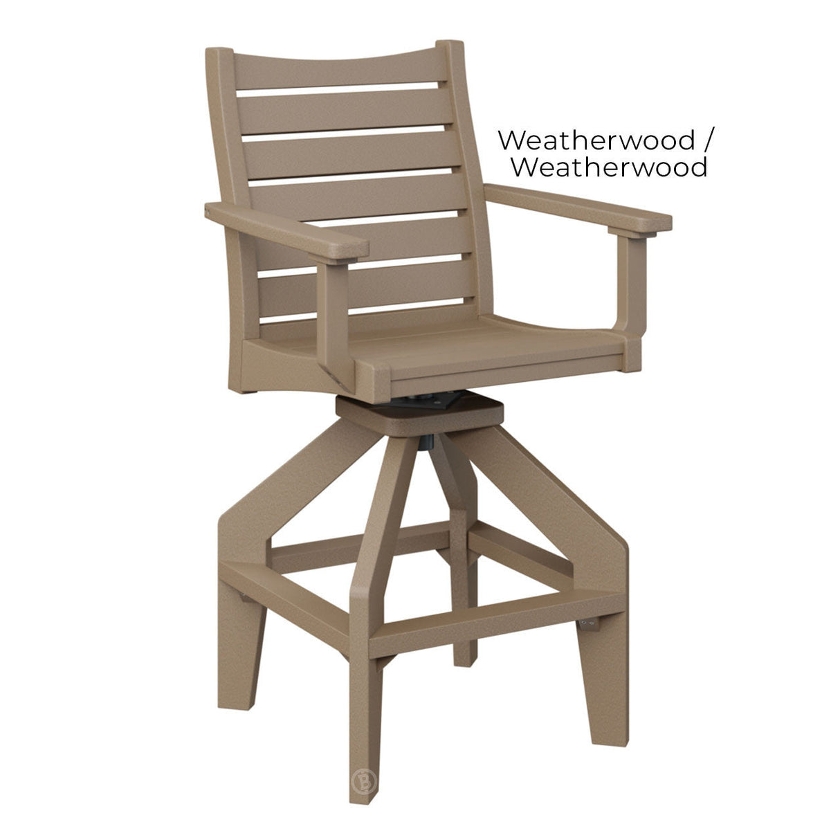 Berlin Gardens Bristol Swivel Bar Chair