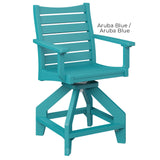 Berlin Gardens Bristol Swivel Counter Chair