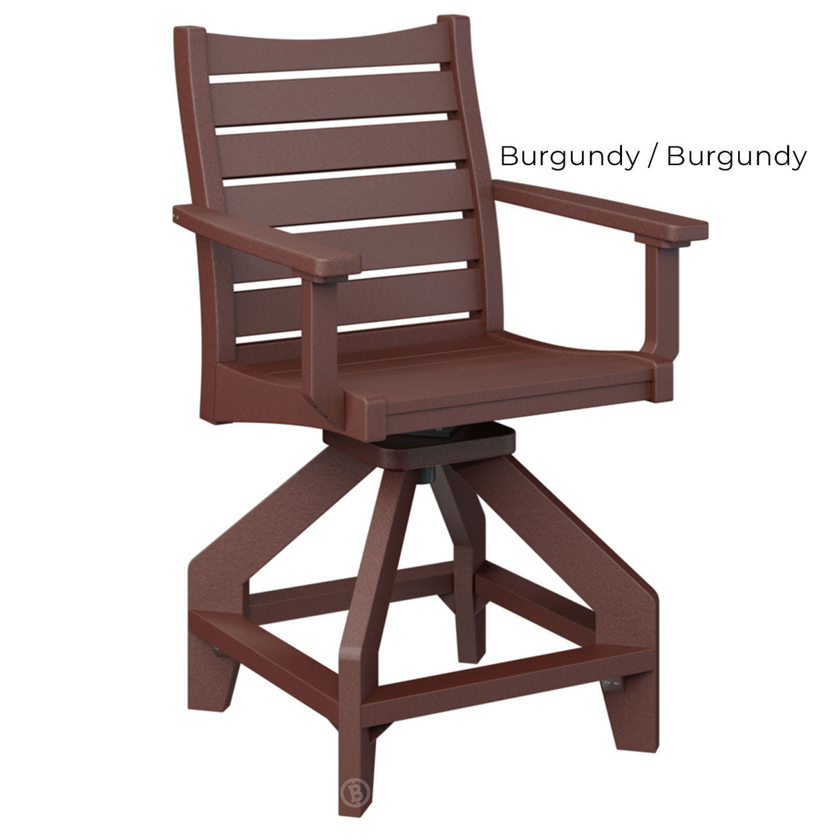 Berlin Gardens Bristol Swivel Counter Chair