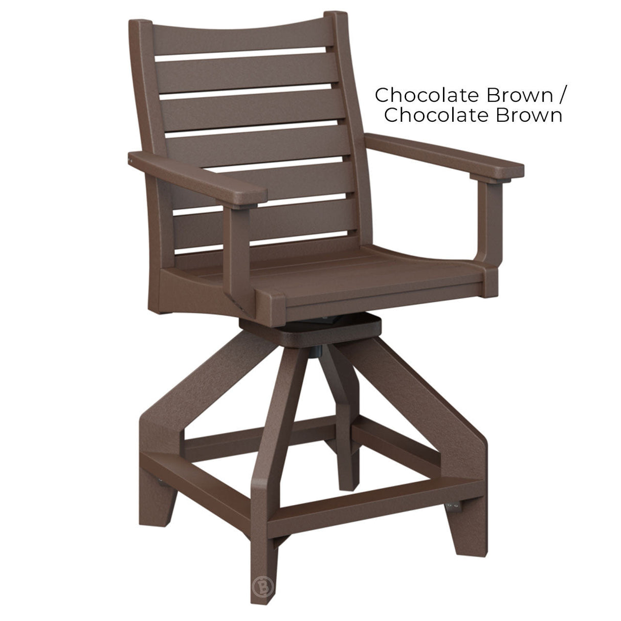 Berlin Gardens Bristol Swivel Counter Chair