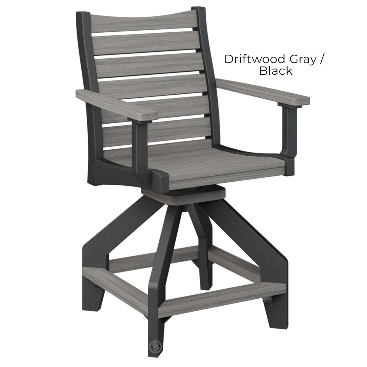 Berlin Gardens Bristol Swivel Counter Chair