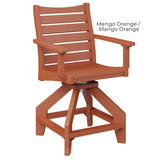 Berlin Gardens Bristol Swivel Counter Chair