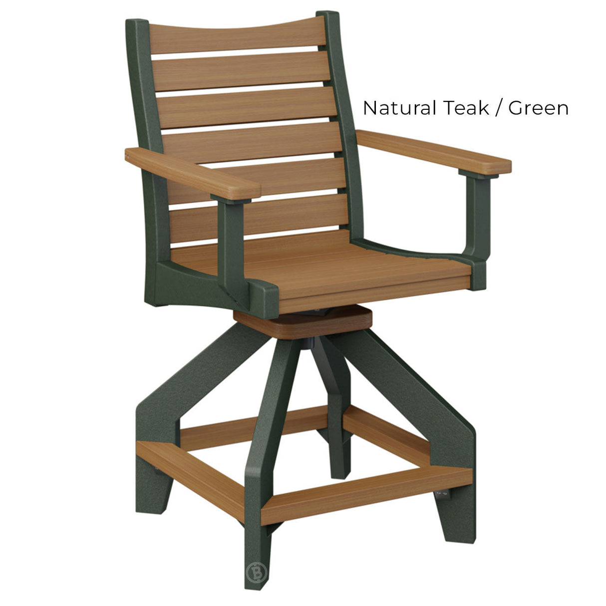 Berlin Gardens Bristol Swivel Counter Chair