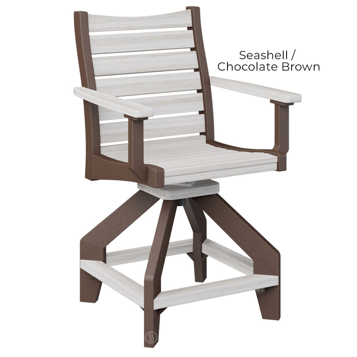 Berlin Gardens Bristol Swivel Counter Chair