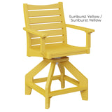 Berlin Gardens Bristol Swivel Counter Chair