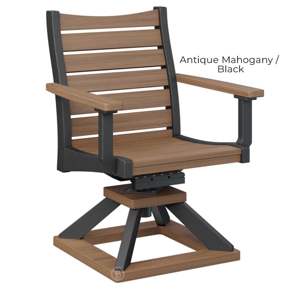 Berlin Gardens Bristol Swivel Rocker Dining Chair