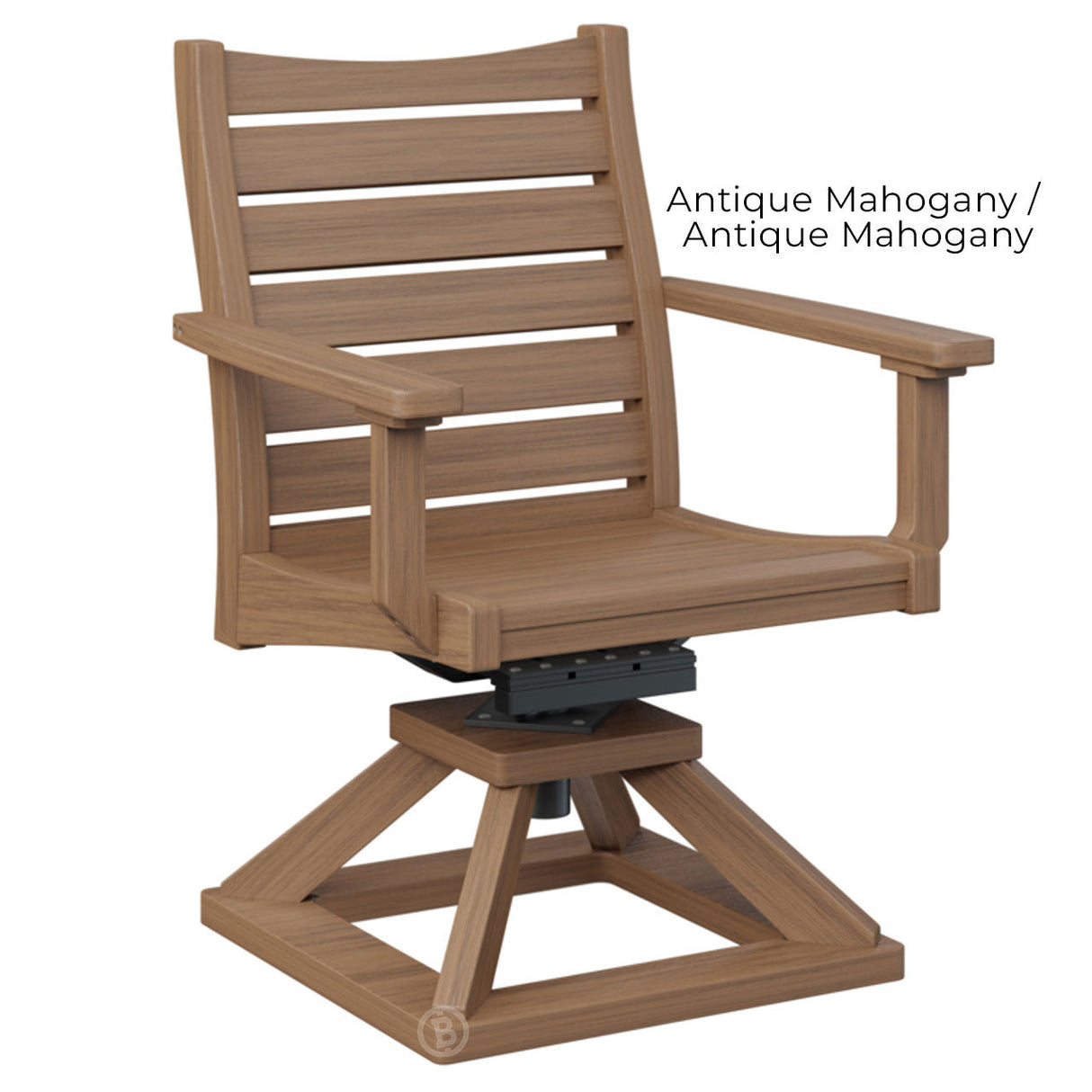 Berlin Gardens Bristol Swivel Rocker Dining Chair