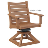 Berlin Gardens Bristol Swivel Rocker Dining Chair