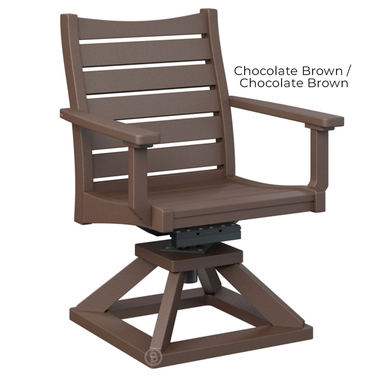 Berlin Gardens Bristol Swivel Rocker Dining Chair