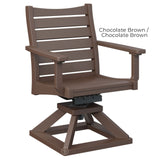 Berlin Gardens Bristol Swivel Rocker Dining Chair