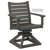 Berlin Gardens Bristol Swivel Rocker Dining Chair