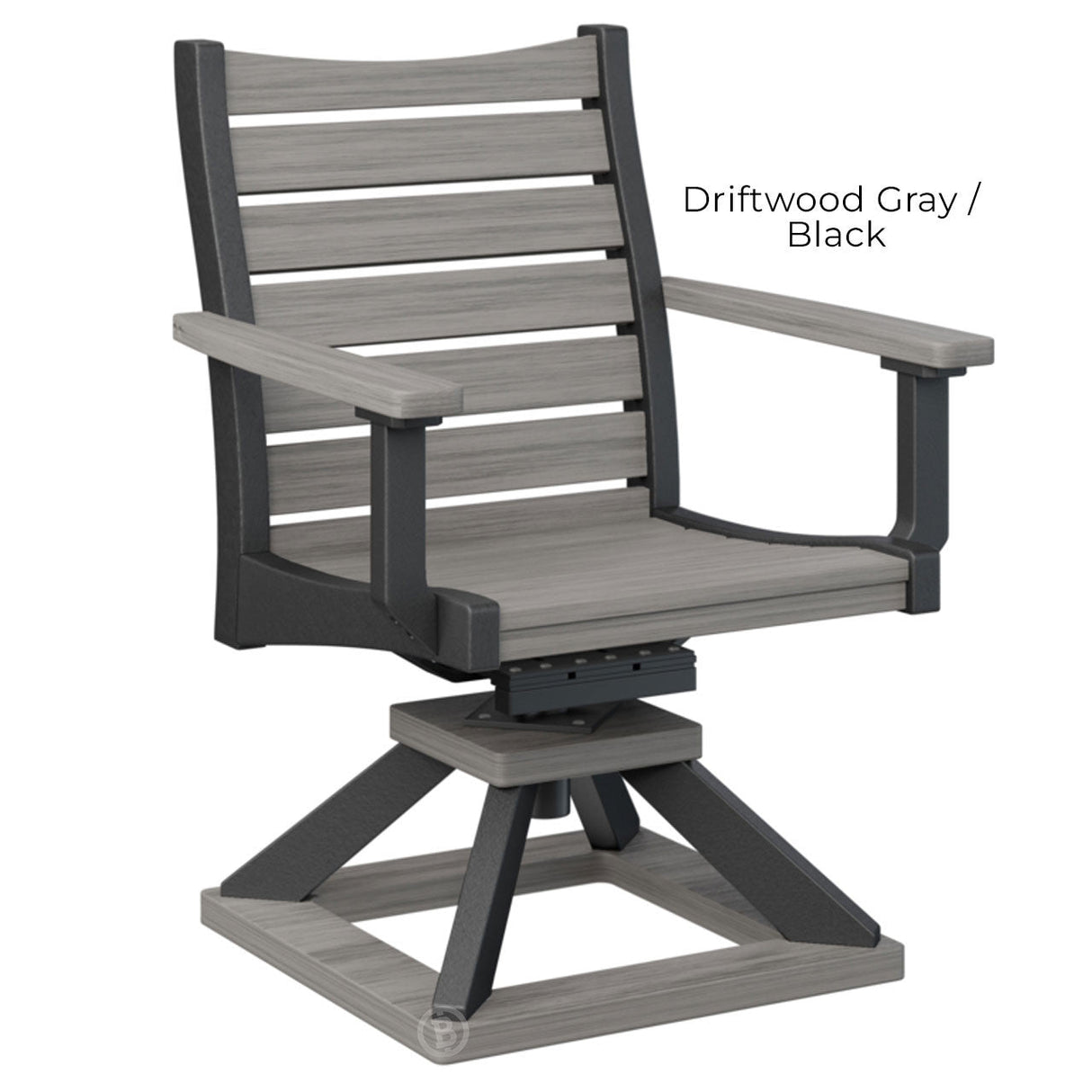 Berlin Gardens Bristol Swivel Rocker Dining Chair