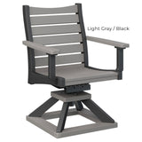 Berlin Gardens Bristol Swivel Rocker Dining Chair