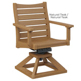 Berlin Gardens Bristol Swivel Rocker Dining Chair