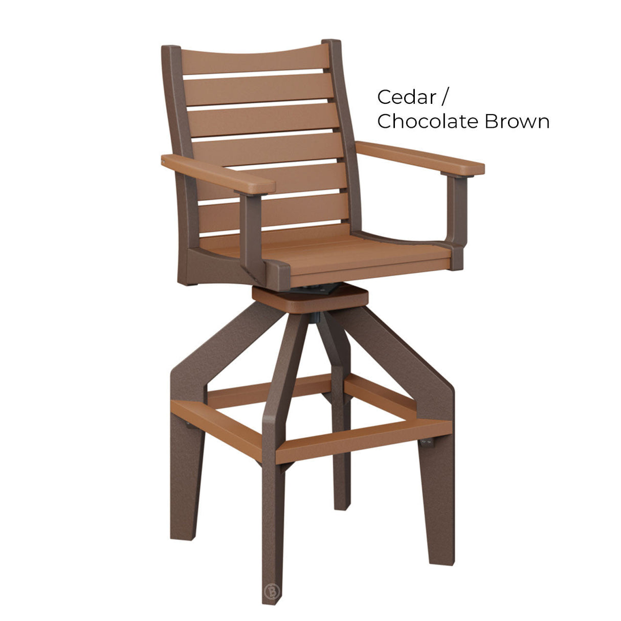 Berlin Gardens Bristol Swivel XT Bar Chair