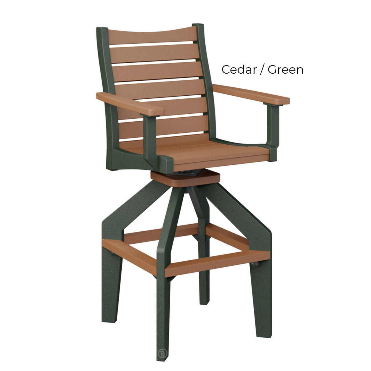 Berlin Gardens Bristol Swivel XT Bar Chair