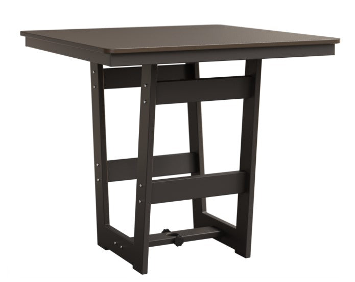 Berlin Gardens Hudson Bar Height 40" x 40" Square Table with Hammered Top