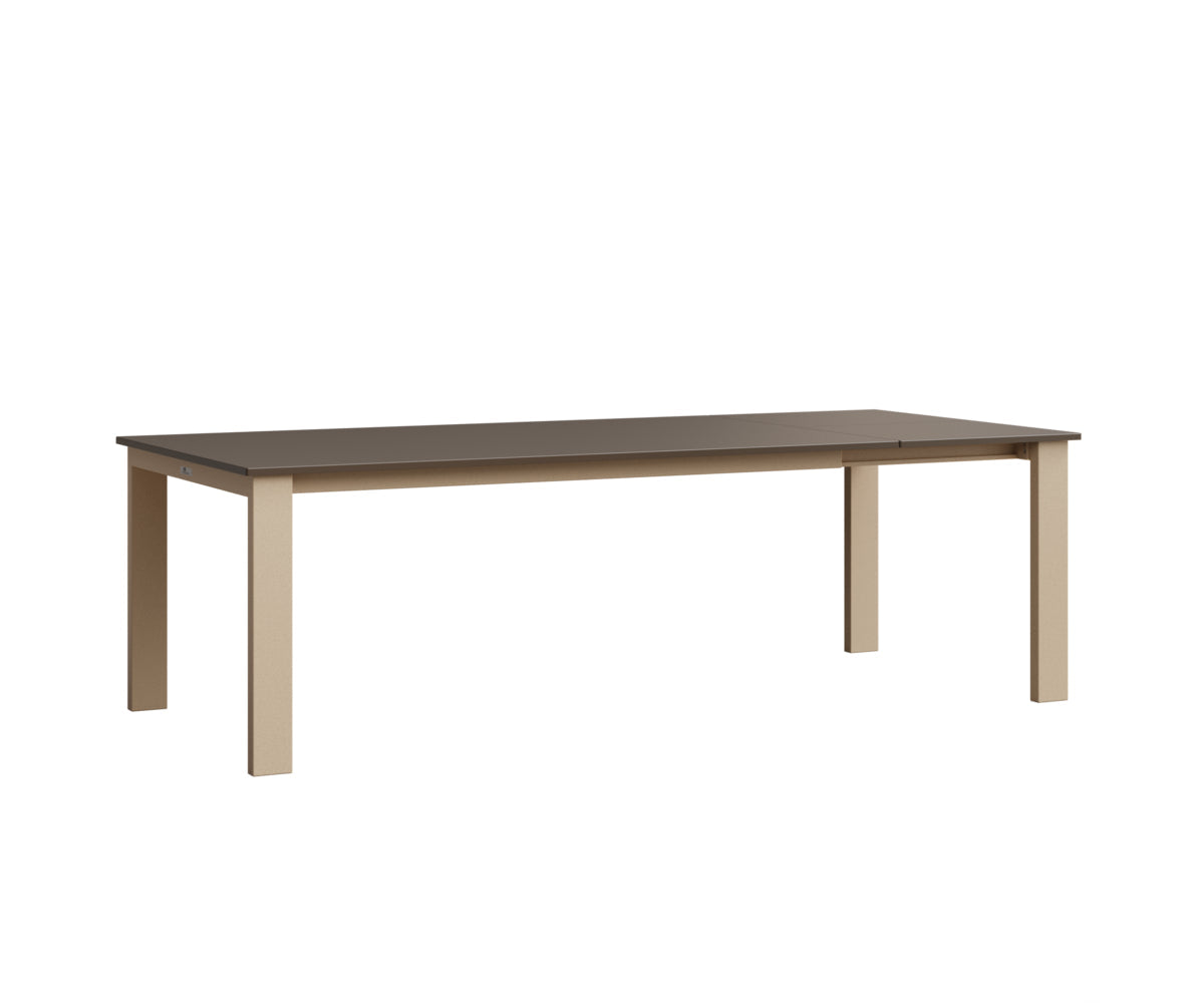 Berlin Gardens Berkley 42" x 72" Expandable Table with Hammered Top