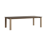 Berlin Gardens Berkley 42" x 72" Expandable Table with Hammered Top