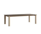 Berlin Gardens Berkley 42" x 72" Expandable Table with Hammered Top