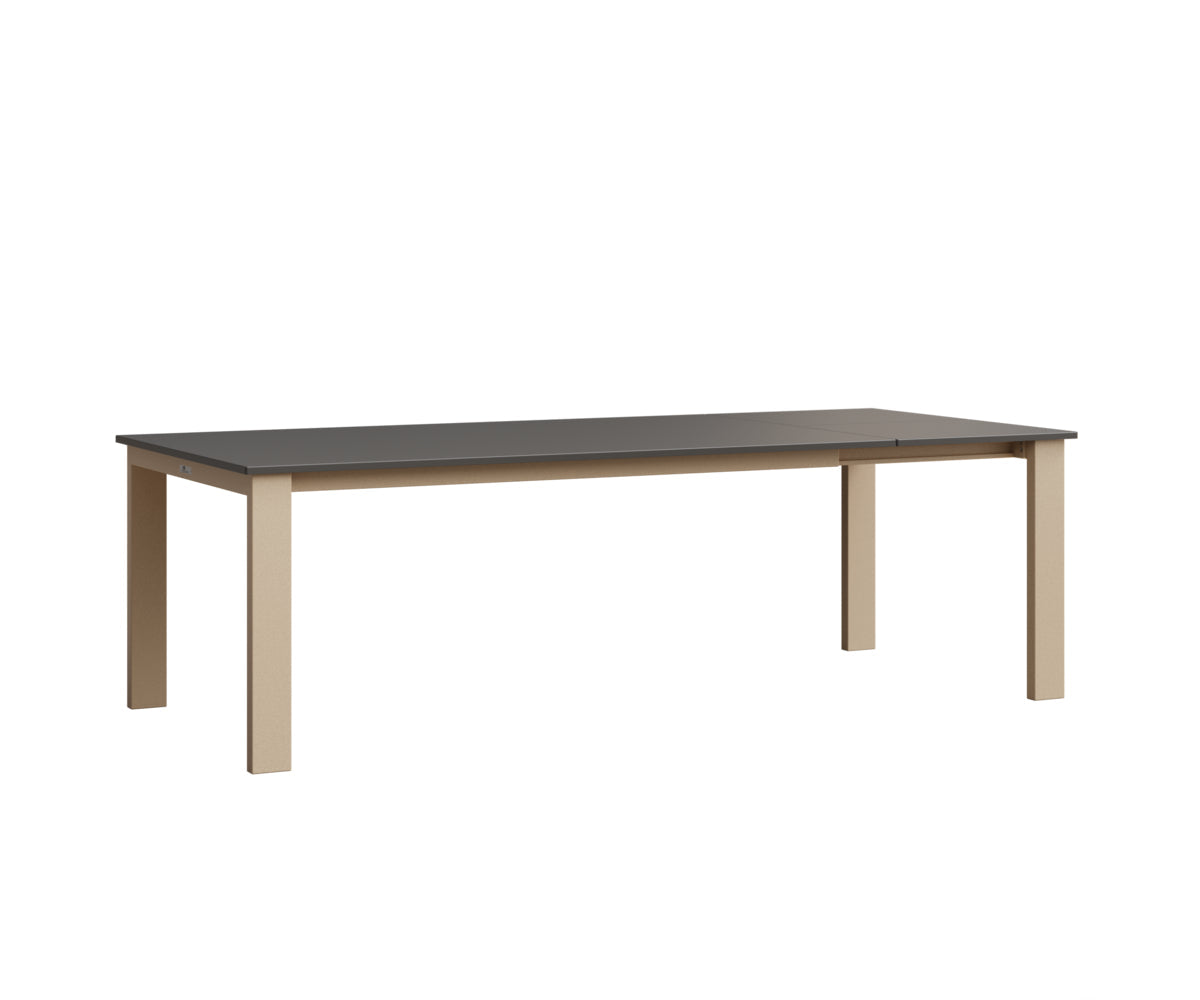 Berlin Gardens Berkley 42" x 72" Expandable Table with Hammered Top