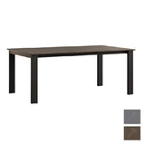 Berlin Gardens Berkley 42" x 72" Expandable Table with Hammered Top