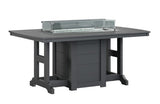 Berlin Gardens Garden Classic Standard Top 44" x 72" Rectangular Fire Bar Table