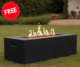 FREE Blaze Firepit With Purchase Of Seaside Casual 8 Piece DEX Deep Seating Set