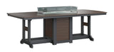 Berlin Gardens Garden Classic Standard Top 44" x 96" Rectangular Fire Bar Table
