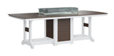 Berlin Gardens Garden Classic Standard Top 44" x 96" Rectangular Fire Counter Table